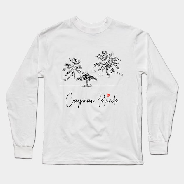 Cayman Islands Long Sleeve T-Shirt by MBNEWS